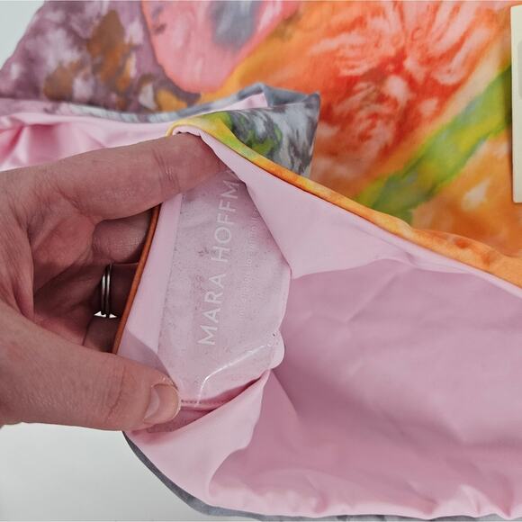 Mara Hoffman Tie Dye Lydia Abigail Strapless High Waist Bikini Swimsuit S - Picture 5 of 8